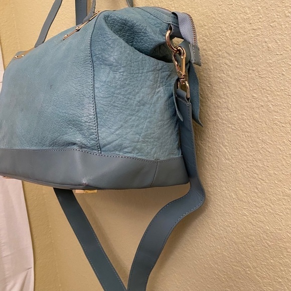 TOPSHOP Leather Crossbody Satchel Handbag Purse - Picture 8 of 8